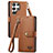 Coque Portefeuille Livre Cuir Etui Clapet S15D pour Samsung Galaxy S25 Ultra 5G Petit