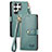 Coque Portefeuille Livre Cuir Etui Clapet S15D pour Samsung Galaxy S25 Ultra 5G Petit