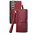 Coque Portefeuille Livre Cuir Etui Clapet S16D pour Samsung Galaxy S23 5G Petit