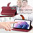 Coque Portefeuille Livre Cuir Etui Clapet S16D pour Samsung Galaxy S23 Plus 5G Petit