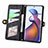 Coque Portefeuille Livre Cuir Etui Clapet S18D pour Motorola Moto Edge 30 Fusion 5G Petit