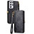 Coque Portefeuille Livre Cuir Etui Clapet S18D pour Samsung Galaxy S25 Ultra 5G Petit