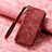 Coque Portefeuille Livre Cuir Etui Clapet S18D pour Samsung Galaxy S25 Ultra 5G Rouge