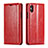 Coque Portefeuille Livre Cuir Etui Clapet T01 pour Apple iPhone X Rouge