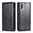 Coque Portefeuille Livre Cuir Etui Clapet T01 pour Apple iPhone XR Noir Petit