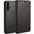 Coque Portefeuille Livre Cuir Etui Clapet T01 pour Huawei Nova 5T Noir