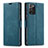 Coque Portefeuille Livre Cuir Etui Clapet T01 pour Samsung Galaxy Note 20 Ultra 5G Bleu