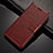 Coque Portefeuille Livre Cuir Etui Clapet T02 pour Xiaomi Redmi Note 8 Marron