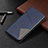 Coque Portefeuille Livre Cuir Etui Clapet T02 pour Xiaomi Redmi Note 9 Pro Bleu