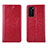 Coque Portefeuille Livre Cuir Etui Clapet T03 pour Huawei P40 Rouge