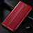 Coque Portefeuille Livre Cuir Etui Clapet T03 pour Samsung Galaxy Note 10 Plus Rouge