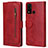 Coque Portefeuille Livre Cuir Etui Clapet T04 pour Huawei P Smart (2020) Rouge