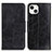 Coque Portefeuille Livre Cuir Etui Clapet T05 pour Apple iPhone 14 Noir