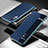 Coque Portefeuille Livre Cuir Etui Clapet T05 pour Huawei P20 Pro Bleu