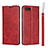 Coque Portefeuille Livre Cuir Etui Clapet T05 pour Oppo RX17 Neo Rouge