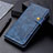 Coque Portefeuille Livre Cuir Etui Clapet T06 pour Huawei Nova Lite 3 Plus Bleu