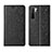 Coque Portefeuille Livre Cuir Etui Clapet T07 pour Huawei P40 Lite 5G Noir