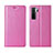 Coque Portefeuille Livre Cuir Etui Clapet T07 pour Huawei P40 Lite 5G Rose
