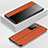 Coque Portefeuille Livre Cuir Etui Clapet T07 pour Huawei P40 Orange