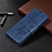 Coque Portefeuille Livre Cuir Etui Clapet T07 pour Samsung Galaxy Note 20 Ultra 5G Bleu