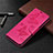 Coque Portefeuille Livre Cuir Etui Clapet T07 pour Samsung Galaxy Note 20 Ultra 5G Rose Rouge
