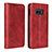 Coque Portefeuille Livre Cuir Etui Clapet T07 pour Samsung Galaxy S10e Rouge