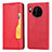 Coque Portefeuille Livre Cuir Etui Clapet T08 pour Huawei Mate 30 Pro 5G Rouge