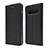 Coque Portefeuille Livre Cuir Etui Clapet T08 pour Samsung Galaxy S10 Noir