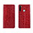 Coque Portefeuille Livre Cuir Etui Clapet T08 pour Xiaomi Redmi Note 8 Rouge