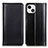 Coque Portefeuille Livre Cuir Etui Clapet T09 pour Apple iPhone 14 Noir