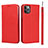 Coque Portefeuille Livre Cuir Etui Clapet T11 pour Apple iPhone 11 Pro Max Rouge