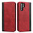 Coque Portefeuille Livre Cuir Etui Clapet T11 pour Huawei P30 Pro New Edition Rouge