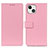 Coque Portefeuille Livre Cuir Etui Clapet T14 pour Apple iPhone 14 Rose