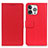 Coque Portefeuille Livre Cuir Etui Clapet T14 pour Apple iPhone 15 Pro Rouge