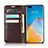 Coque Portefeuille Livre Cuir Etui Clapet T14 pour Huawei P40 Pro Petit