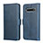 Coque Portefeuille Livre Cuir Etui Clapet T14 pour Samsung Galaxy S10 Plus Bleu
