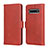 Coque Portefeuille Livre Cuir Etui Clapet T14 pour Samsung Galaxy S10 Plus Rouge