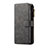 Coque Portefeuille Livre Cuir Etui Clapet T15 pour Samsung Galaxy S10 Plus Noir