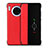 Coque Portefeuille Livre Cuir Etui Clapet T16 pour Huawei Mate 30 5G Rouge