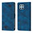 Coque Portefeuille Livre Cuir Etui Clapet Y01B pour Huawei Honor X6S Bleu