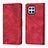 Coque Portefeuille Livre Cuir Etui Clapet Y01B pour Huawei Honor X6S Rouge