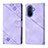 Coque Portefeuille Livre Cuir Etui Clapet Y01B pour Huawei Nova Y70 Plus Violet
