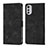Coque Portefeuille Livre Cuir Etui Clapet Y01B pour Motorola Moto E32s Noir