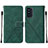 Coque Portefeuille Livre Cuir Etui Clapet Y01B pour Samsung Galaxy F52 5G Vert