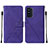 Coque Portefeuille Livre Cuir Etui Clapet Y01B pour Samsung Galaxy F52 5G Violet