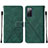 Coque Portefeuille Livre Cuir Etui Clapet Y01B pour Samsung Galaxy S20 FE 5G Vert