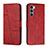 Coque Portefeuille Livre Cuir Etui Clapet Y01X pour Motorola Moto Edge S30 5G Rouge