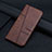 Coque Portefeuille Livre Cuir Etui Clapet Y01X pour Xiaomi Redmi A1 Plus Marron Petit