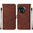 Coque Portefeuille Livre Cuir Etui Clapet Y02B pour OnePlus 11R 5G Marron