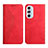 Coque Portefeuille Livre Cuir Etui Clapet Y02X pour Motorola Moto Edge Plus (2022) 5G Rouge